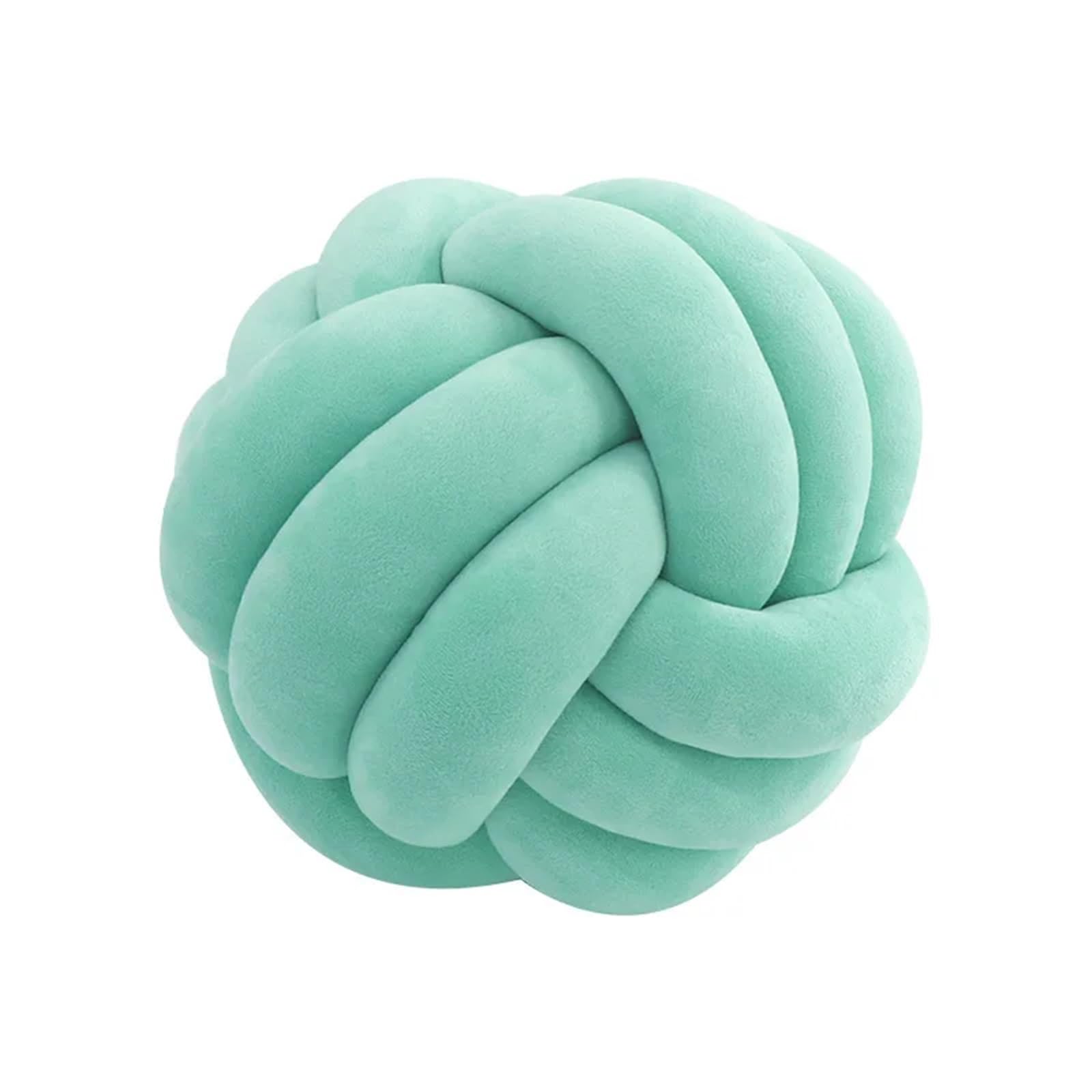 GIYXHU Knot Pillow Ball Round Throw Pillows Home Decor Cushion Decorative Aesthetic Handmade for Couch(Color4)