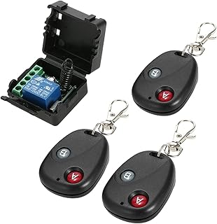 Smart Home 433Mhz DC 12V 1CH interruptor remoto sem fio relé receptor transmissor módulo de interruptor de controle remoto universal e transmissor de es remotos 1527 POPQ