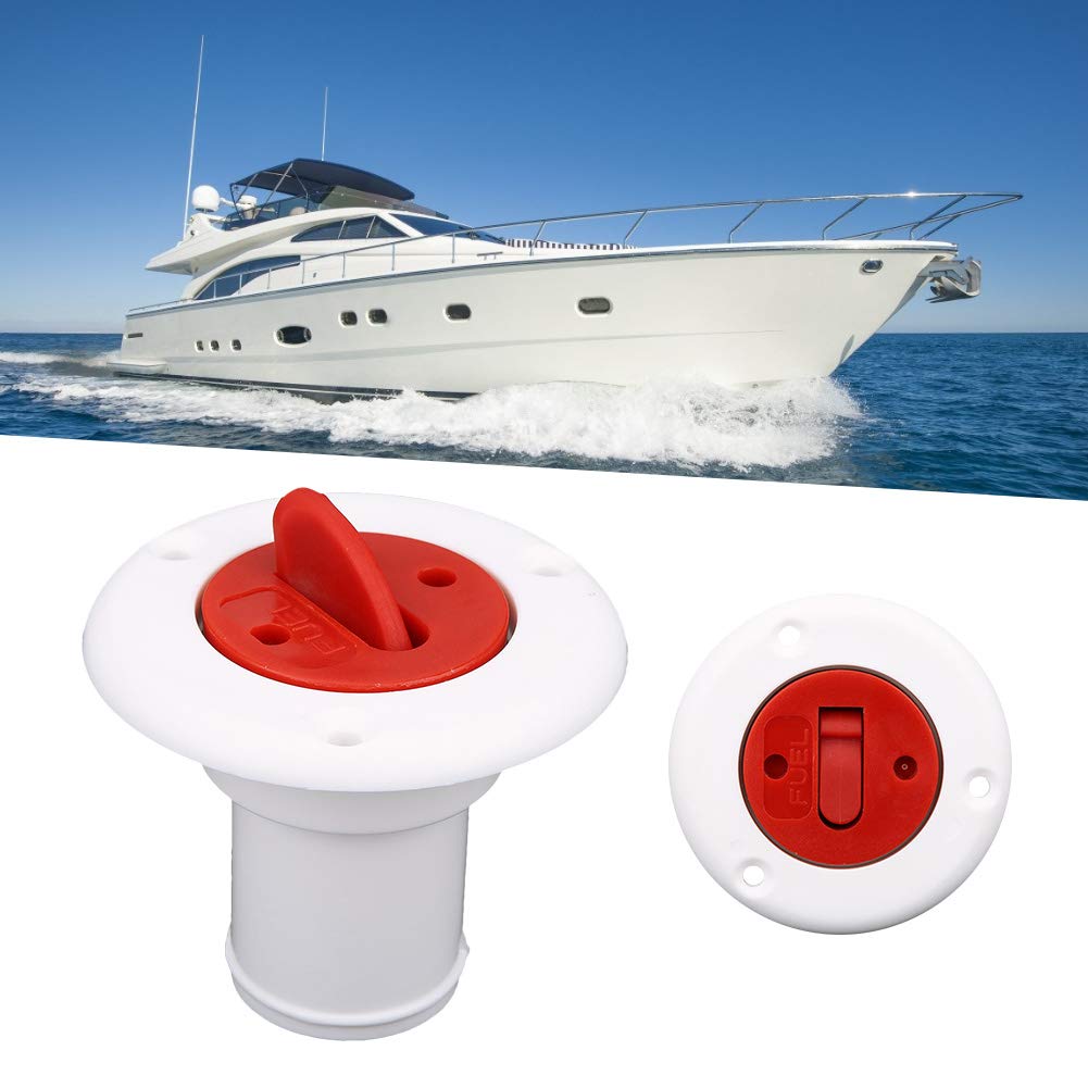 Ingresso acqua Tappo di riempimento ingresso acqua | Tappi di rifornimento del ponte del carburante per RV Marine Coperchio di riempimento in nylon da 38 mm (1,5 pollici) per camion di barche da yac