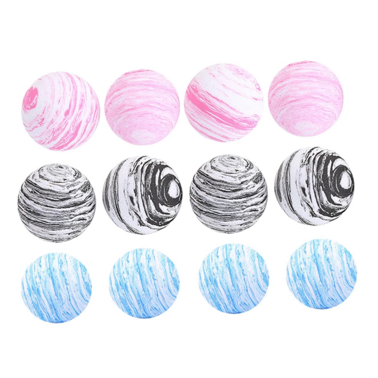 Toddmomy 12 Pack Eva Bouncy Balls Jumping Balls Toys for Boys and Girls Attractive and Easy to Play