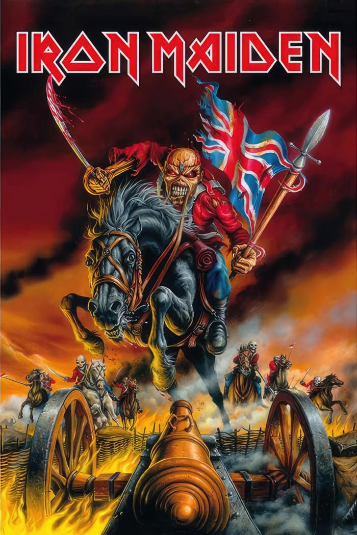 Amazon.com: Iron Maiden - Music Poster (Eddie On Horse - Iron