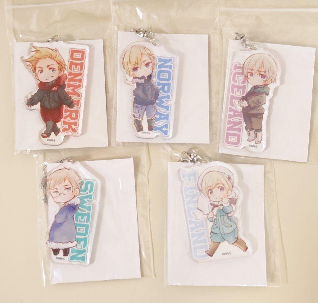 ヘタリア 北欧 ノルウェー アクリルキーホルダー ヘタリア 北欧 アニメ