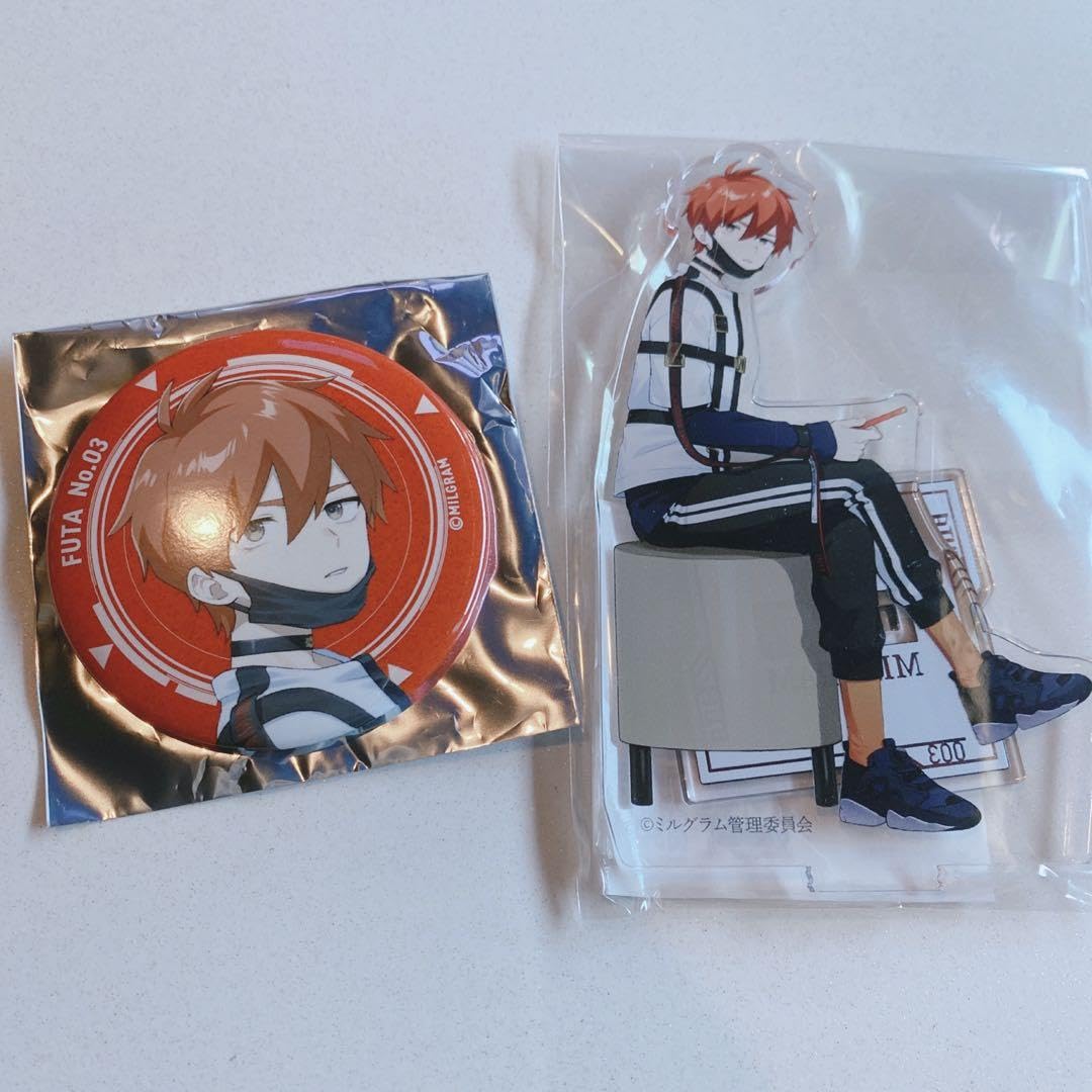 Amazon.co.jp: ミルグラム フータ 缶バッジ カラ鉄 アクリルスタンド