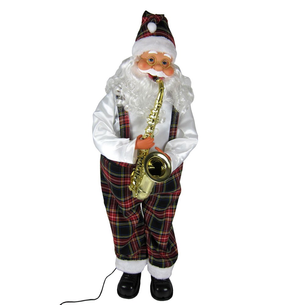 Amazon | ミュージック ダンシング サンタクロース90cm サックスホーン