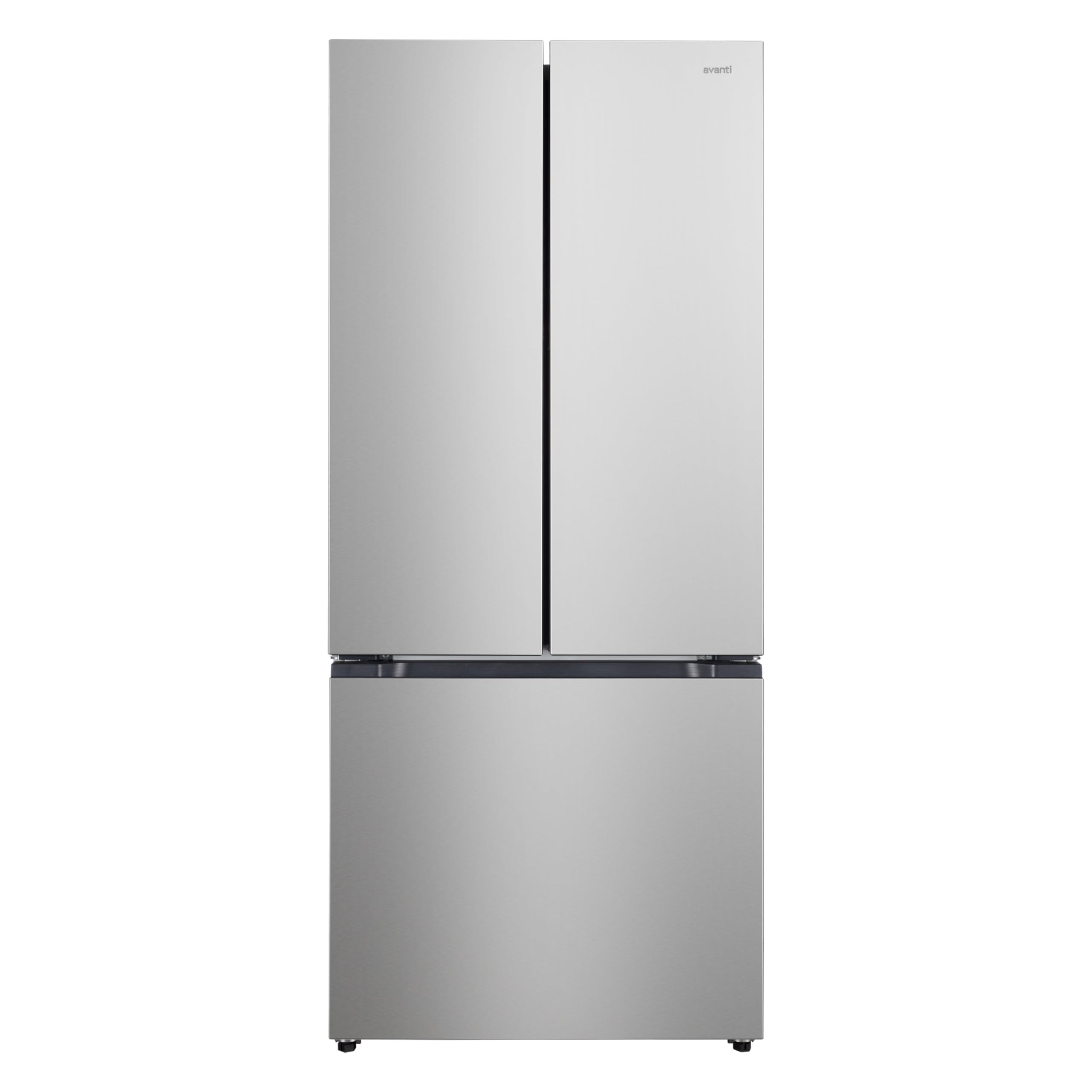 Avanti Refrigerator Freestanding French Door Design Fridge With 6.3 Cu.Ft. Freezer Capacity, Adjustable Electronic Control And Frost Free Defrost, 18.0 Cu.Ft., Stainless Steel on Fridge.com - View 2