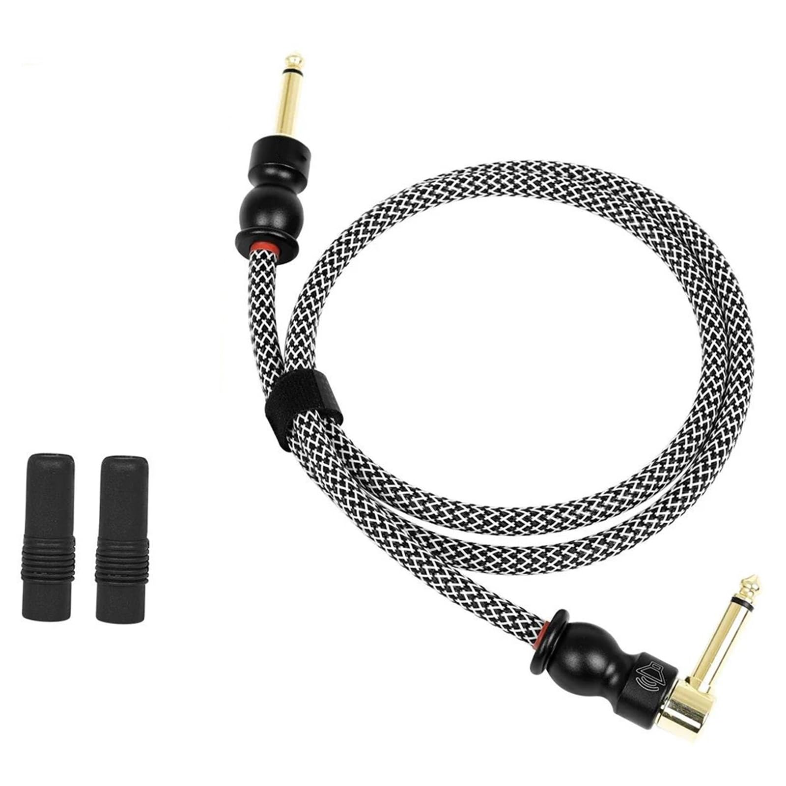 Kabel Do Gitary Gitara Elektryczna Kable Głośniki Wzmacniacze Połączenie Oplotu 6,35 Mm(90cm)