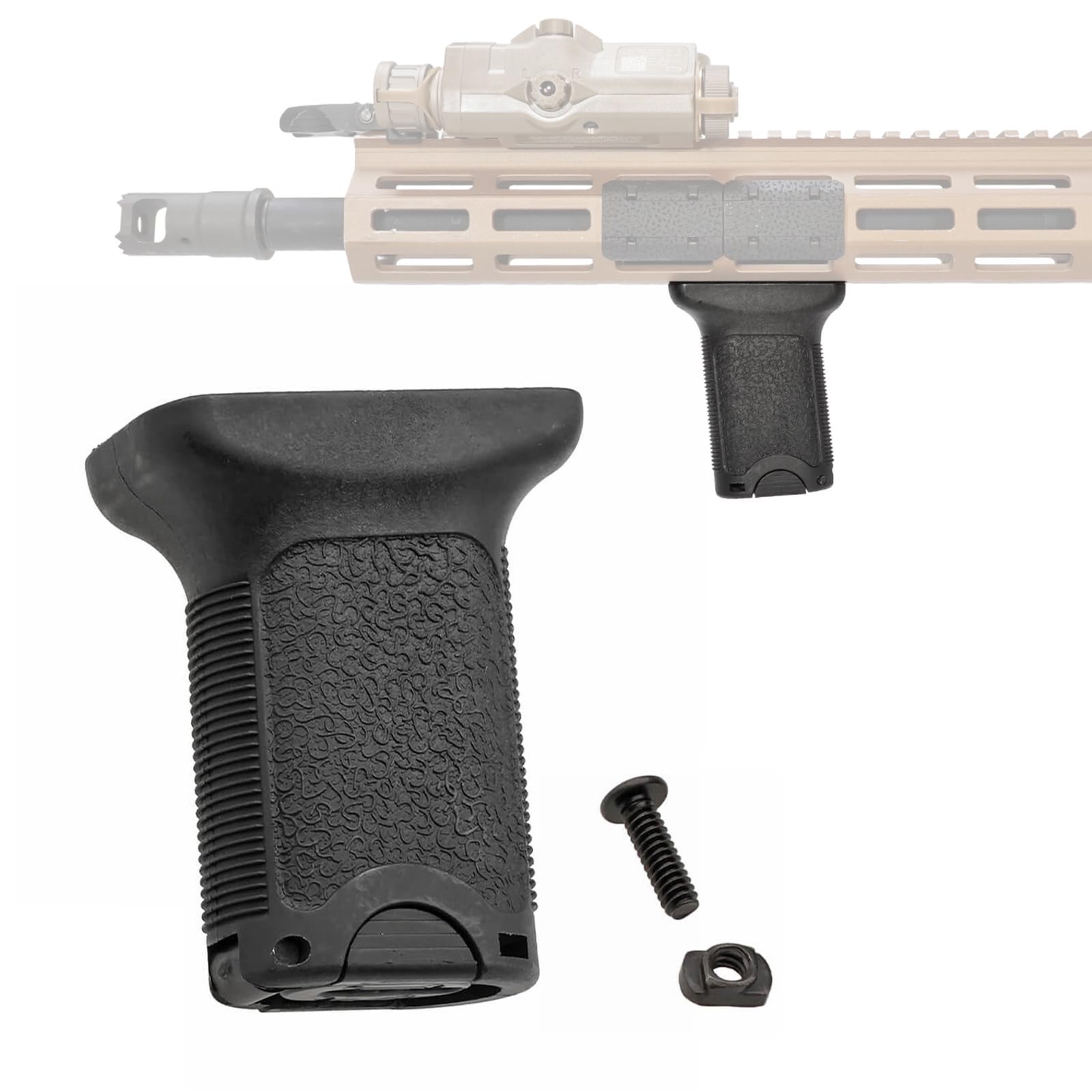 Amazon | 良品武品 M-LOK 対応 ポリマー フォアグリップ BCM タイプ