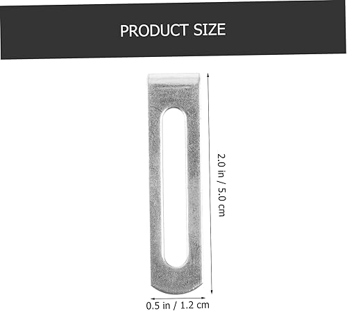 Miniatura 3 de DOITOOL 20 Uds. Código de ángulo recto Soportes de 90 grados para madera Soporte en forma de L Soporte flotante Hardware Estante flotante Soporte de