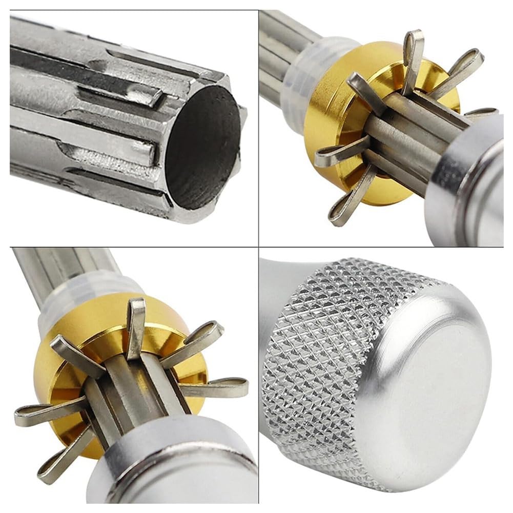DHYAWUER Home Repair Tubular Set Tool Kit User 3 Piece Hook Puller/O-Ring Hand Hook,Wrench Adjustable Pick - Image 2