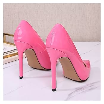 Amazon.co.jp: ハイヒールポンプ11cmヒールの固体 Olワーク