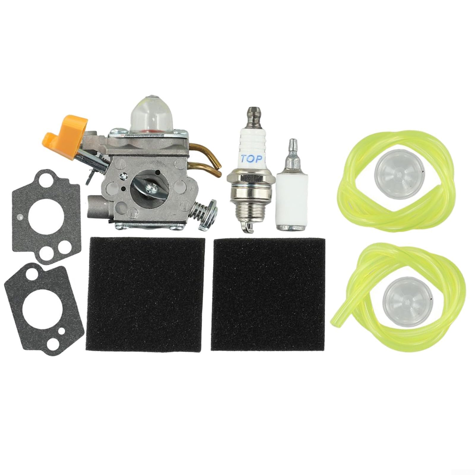 Belnotelt Carburetor for PLT3043YE RLT30CDNB RLT30CETG, Compatible with 30cc Trimmer, Replaces WT-997 WT-664 WT-668, Air Filter Gasket Kit