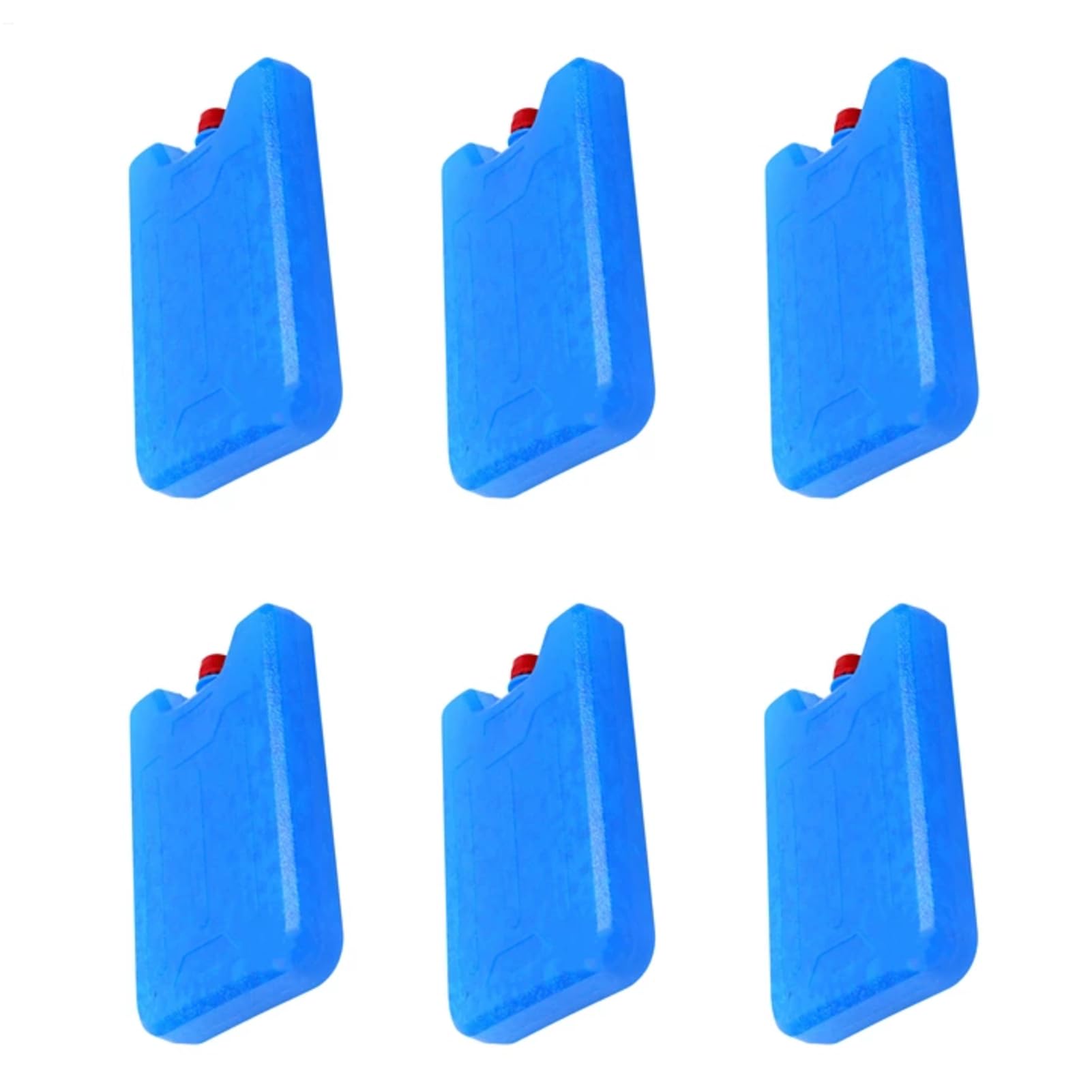 Freezer Blocks for Cool Bags, 6X600ML Ice Packs for Cool Lunch Box, Long Lasting Freezer Packs for Coolers, Reusable Cooling Bags Ice Blocks for Summer Travel, Picnic & Camping Accessories