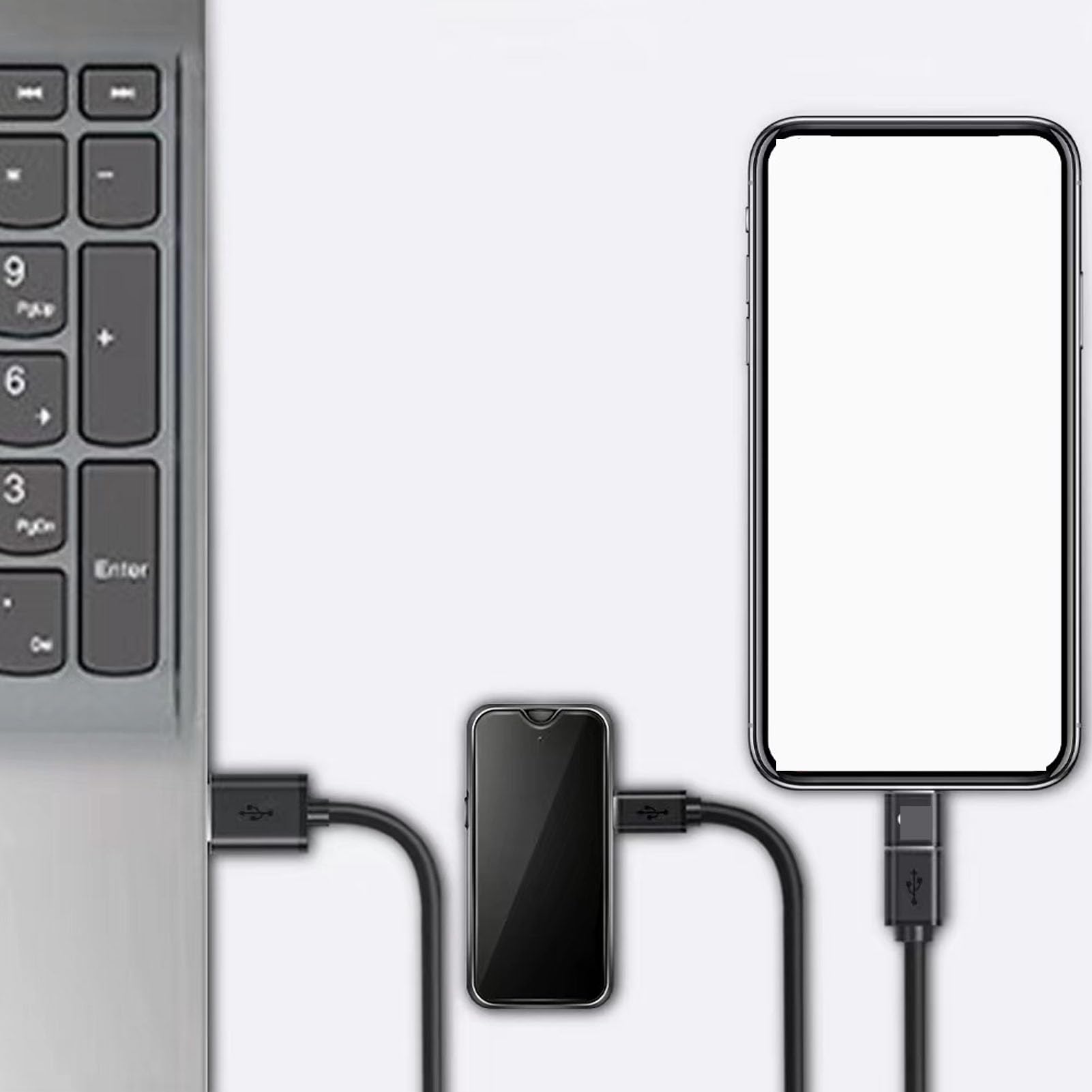 Luocute Grabadora de Voz Digital, Grabador de Audio con Cancelación de Ruido, 16 GB, for Conferencias y Clases