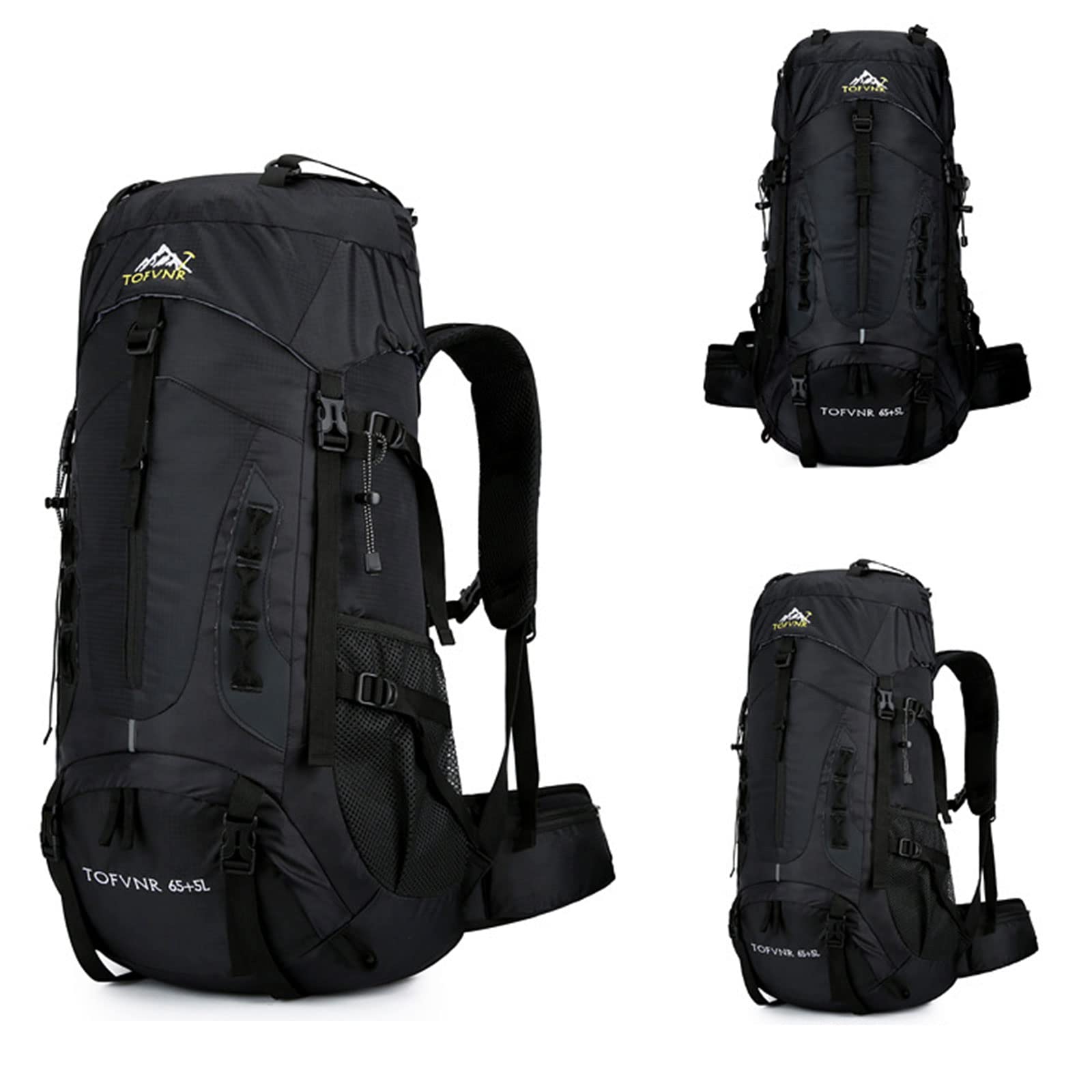 Zaino da Escursionismo 60L Nylon con Copertura Protettiva Impermeabile Ultraleggera per Il Campeggio da Viaggio Sportivo per Alpinismo Alpinismo in Campeggio