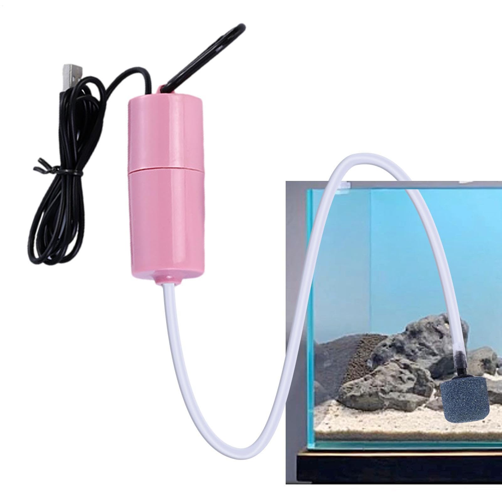 Amazon.co.jp: JIEBWCHA 水槽酸素ポンプ、8*3 センチメートル水槽