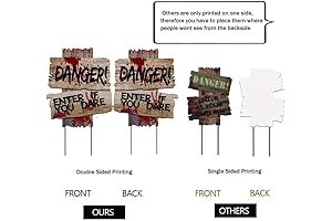 Self-Designed Halloween Outdoor Decorations Yard Signs Stakes Props