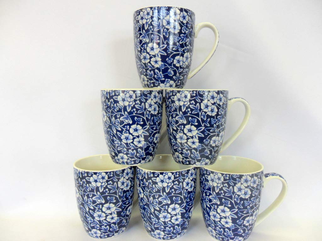 Buy Heron Cross Pottery "Abbeydale Collection" Set of 6 Aspen China