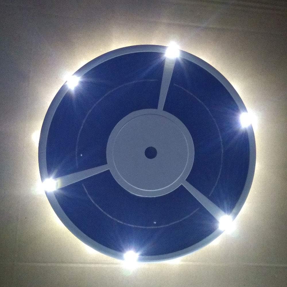 PolePalUSA Triple Row Solar DISC Light