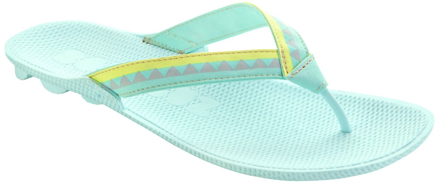 BoombuzWomen's Thong Sandals Multi-Coloured Mint 3.5 Multi-Coloured Size: 6 UK
