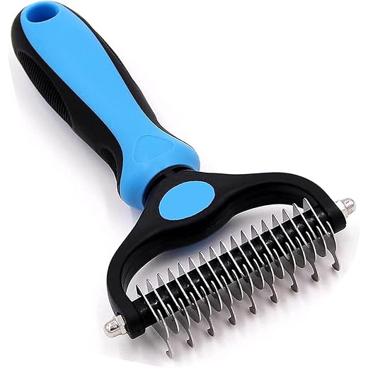 Pet Grooming Tool + Comb, 2 Sided
