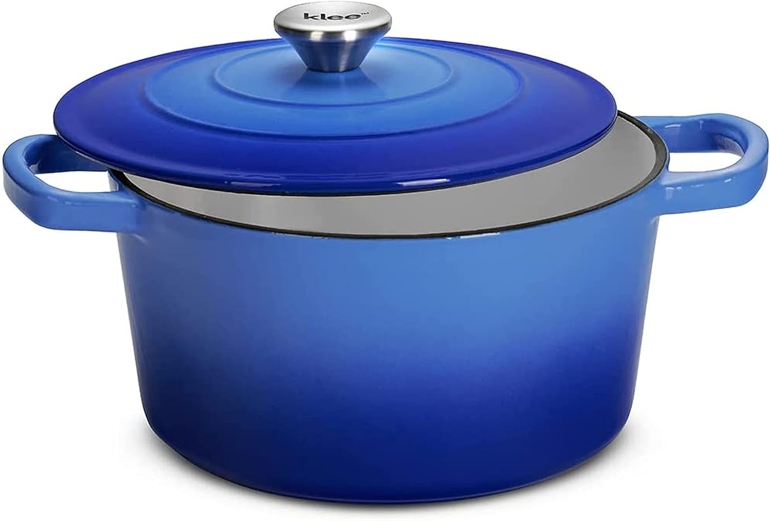 Klee 4Quart Dutch Oven Pot with SelfBasting Lid (Blue