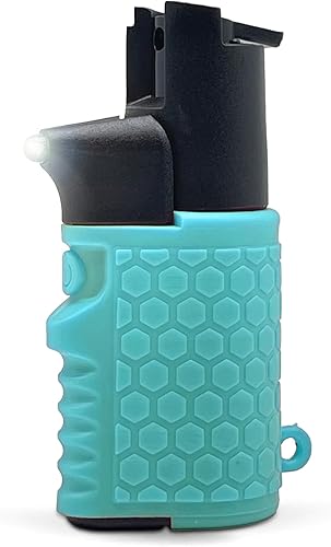 Guard Dog Light em Up - Combo de defensa personal con spray de pimienta roja y linterna, máxima resistencia MC 1.44 - Rango de espray de pimienta de