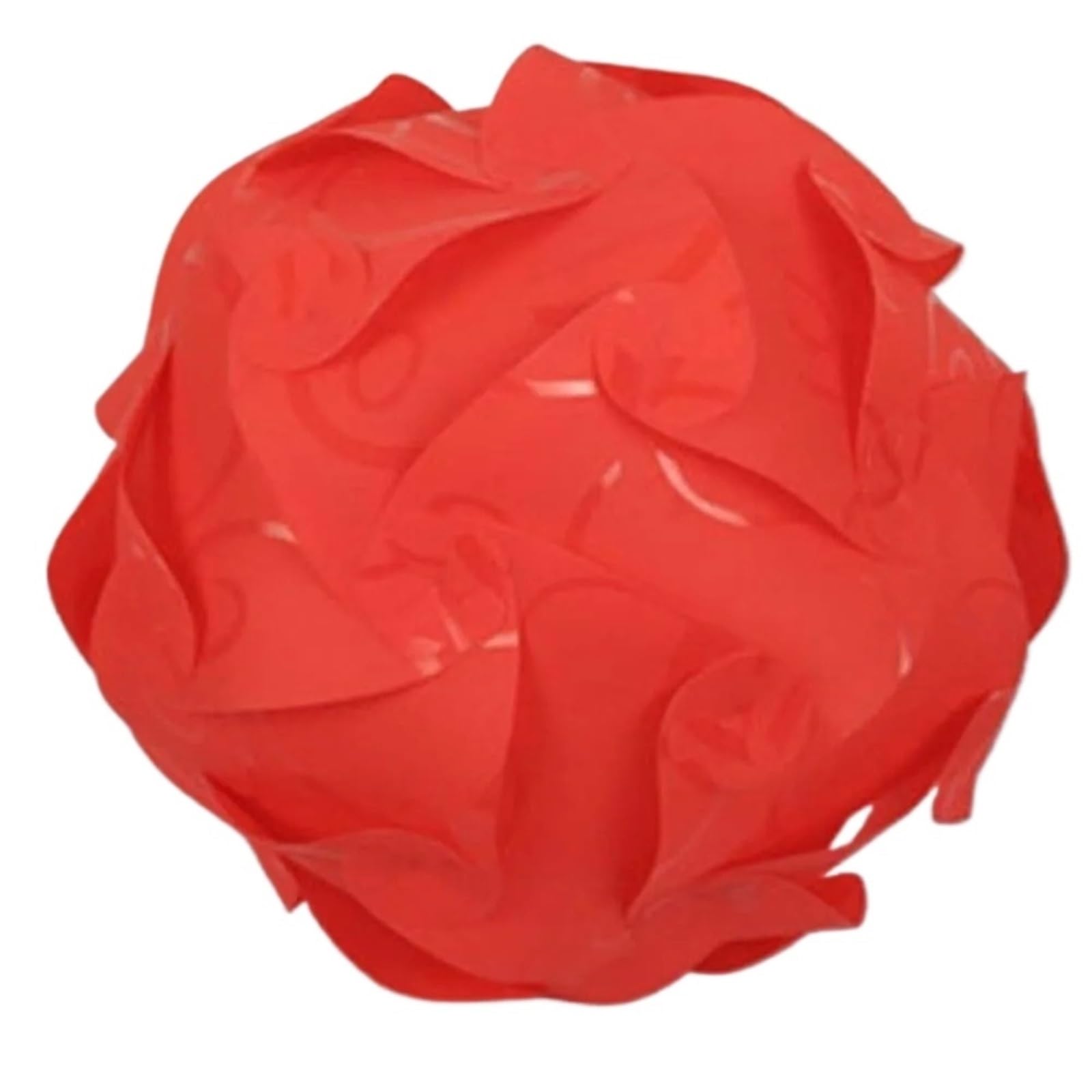 Cvevsfg Red Modern Ceiling Lampshade Elements Jigsaw Lamp Shade Diy Chandelier Light(Red)