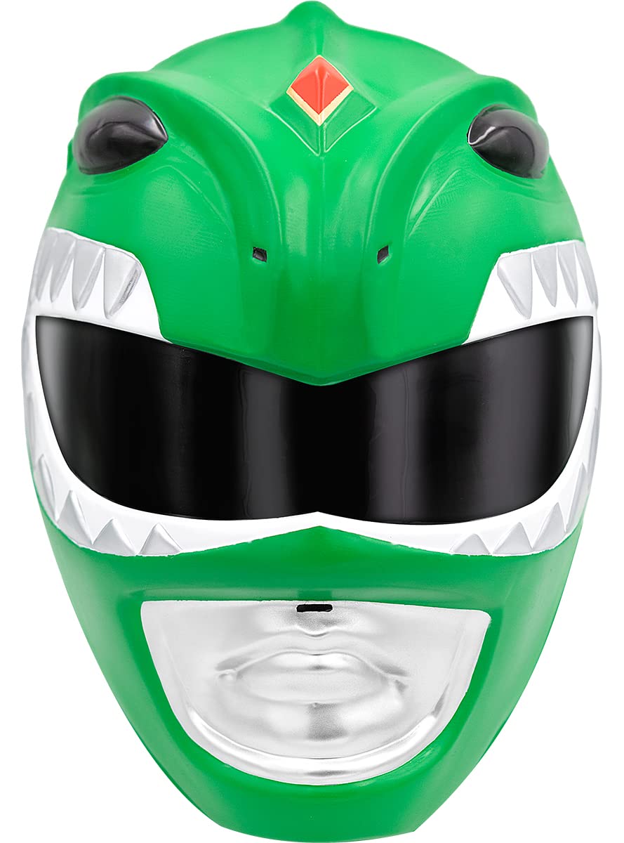 Funidelia Casco Power Ranger Verde per Uomo. Accessori per Costumi per Adulto