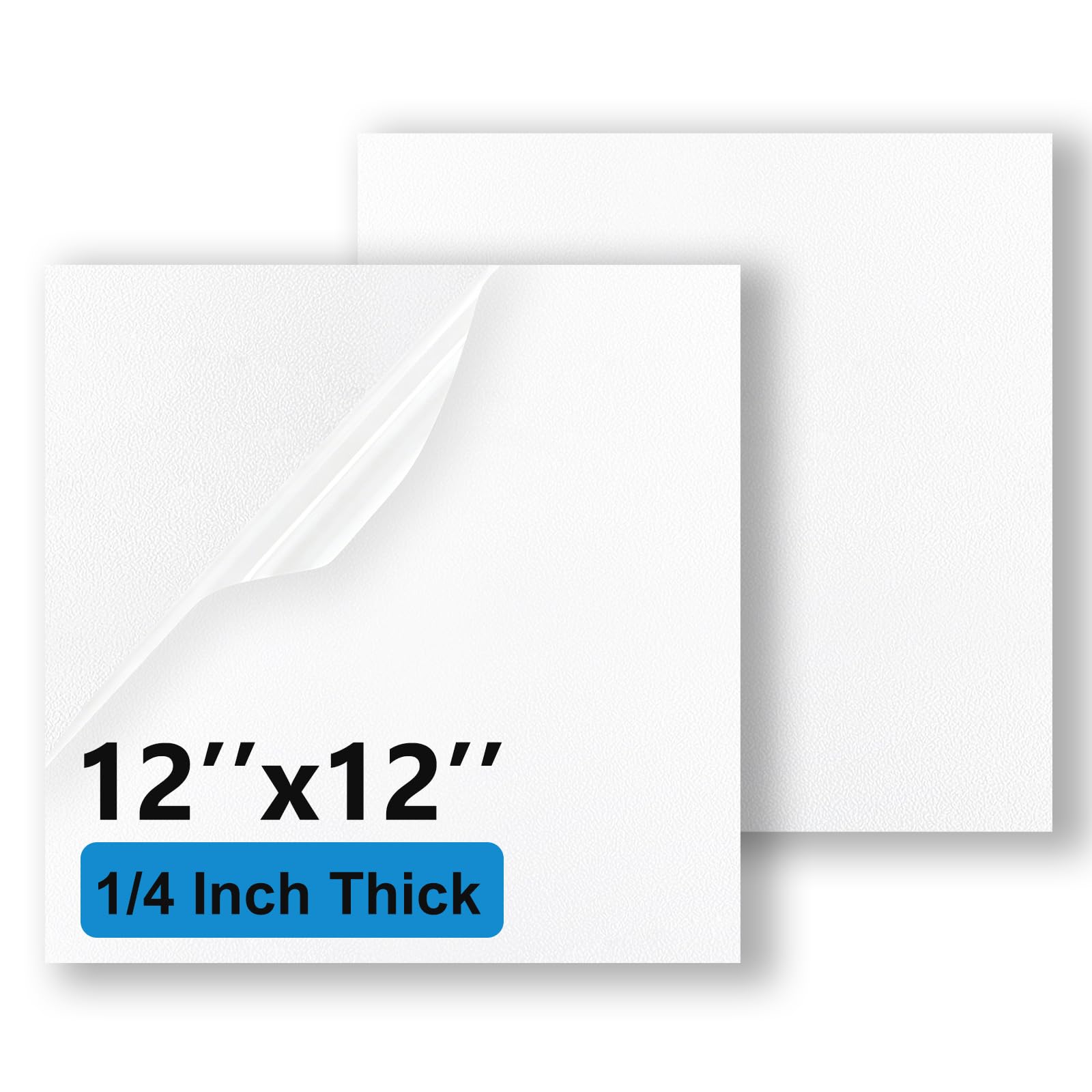 White ABS Plastic Sheets - 2 Pack (8x12 Inch) -30
