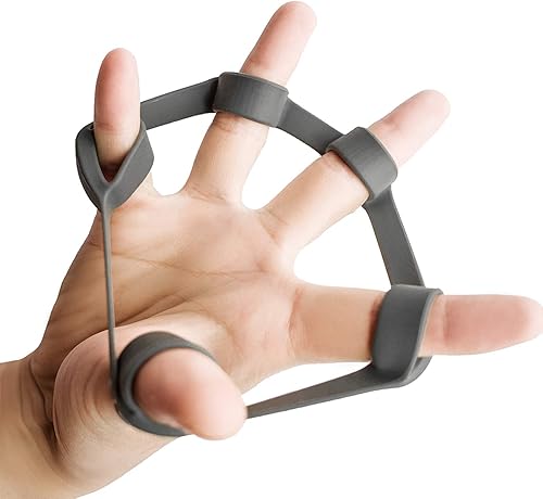 Miniatura 3 de Bandas de resistencia Airisland para dedos fortalecedoras para artritis o túnel carpiano Ejercicio para guitarristas o escalada 3 piezas