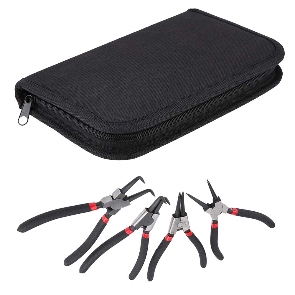 Pinze Ad Anello A Scatto 4x 7 Pollici Con Custodia Di - Foto 4