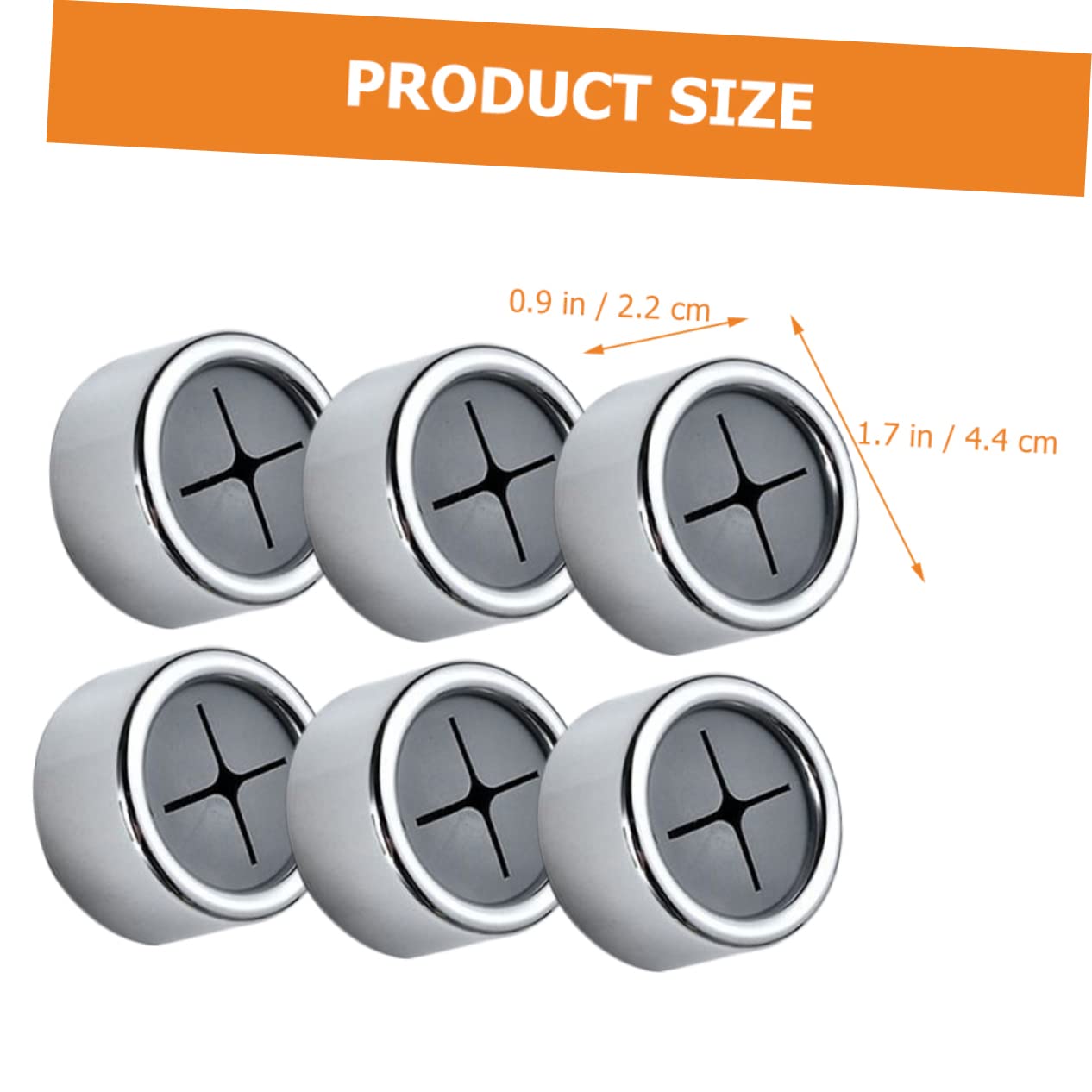 DECHOUS 6Pcs Adhesive Towel Hooks Heavy Duty Round Wall Mount Hand Towel Holders for Bathroom Kitchen and Living Room Easy Installation Without Drilling for Rags and Cloths