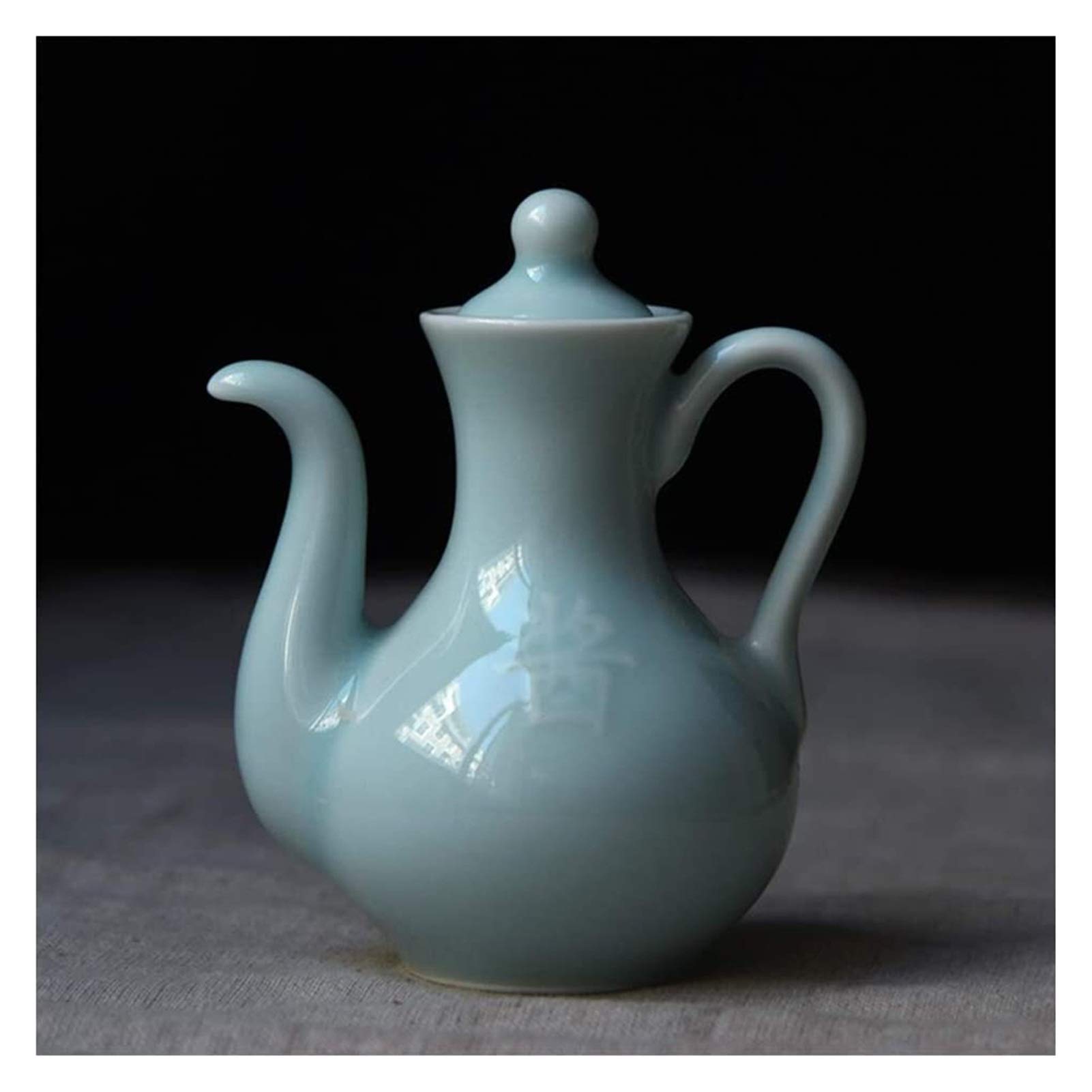 Ceramiczny zestaw dozowników oleju i octu, vintage, szczelne butelki na sos sojowy i oliwę z oliwek, małe butelki na przyprawy w płynie z konstrukcją zapobiegającą wyciekom