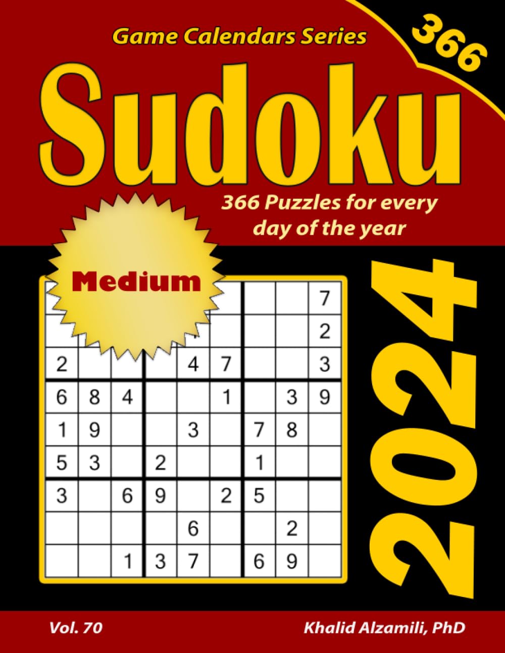 2024 Sudoku: 366 Medium Puzzles for Every Day of the Year (Game Calendars Series)