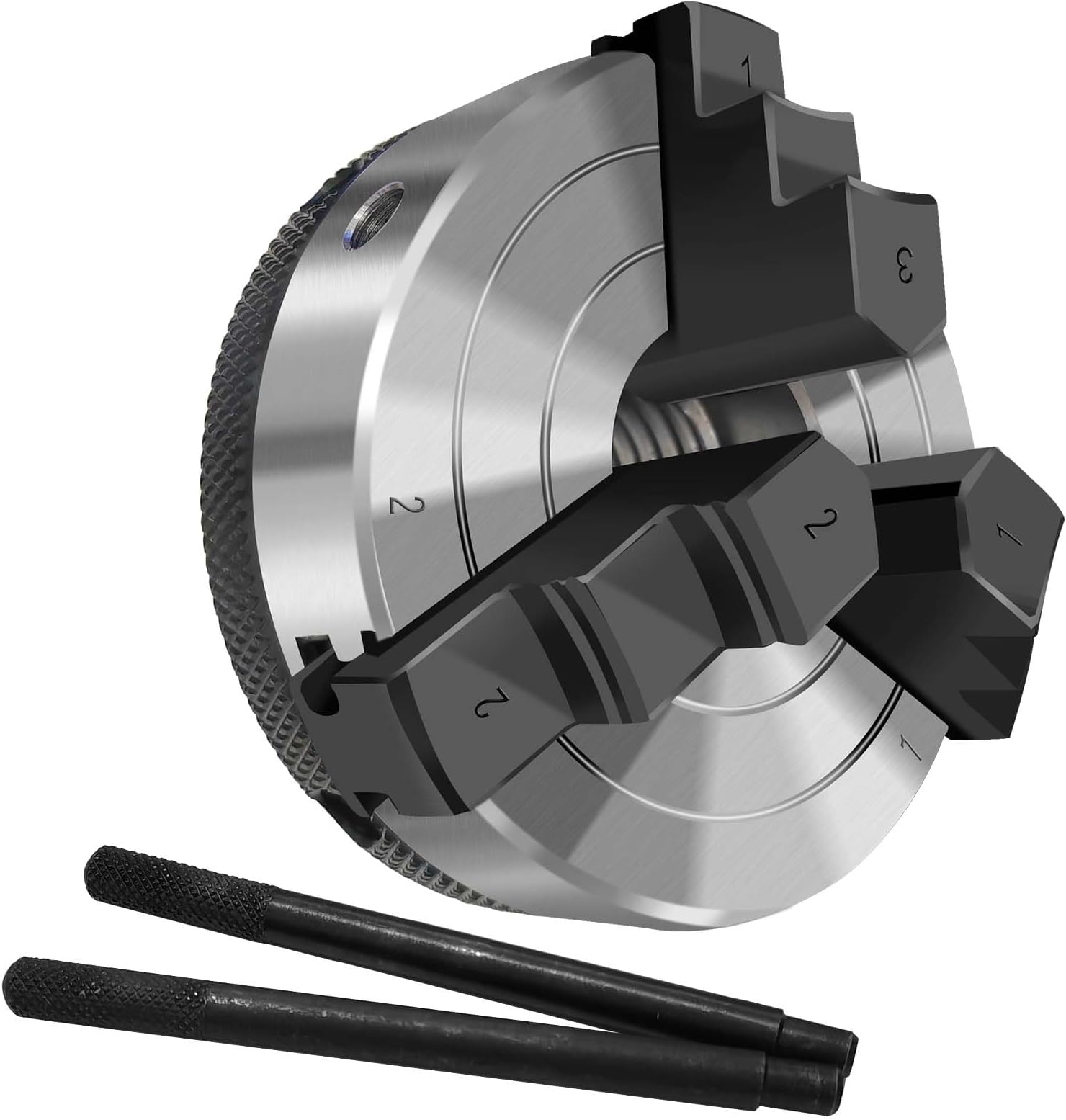 NNBWKIXI 3 Inch Wood Lathe Chuck Set 3 Jaws SelfCentering Lathe Chucks