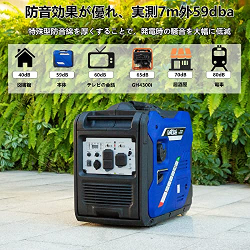 Gaidoh インバーター発電機 静音 ガソリン発電機 GH6250i の商品画像 3
