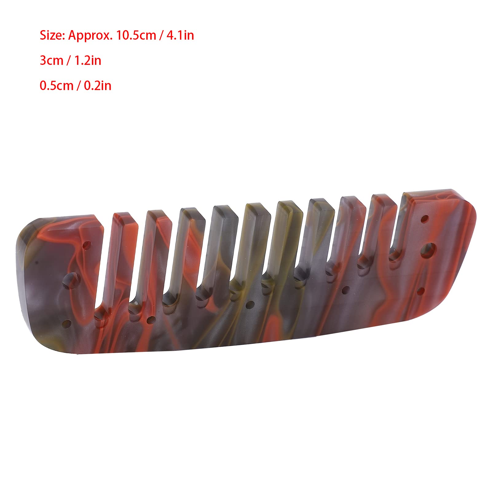 Peigne Alliage Aluminium Pour Harmonica Golden Melody - Pièce De Rechange Silver