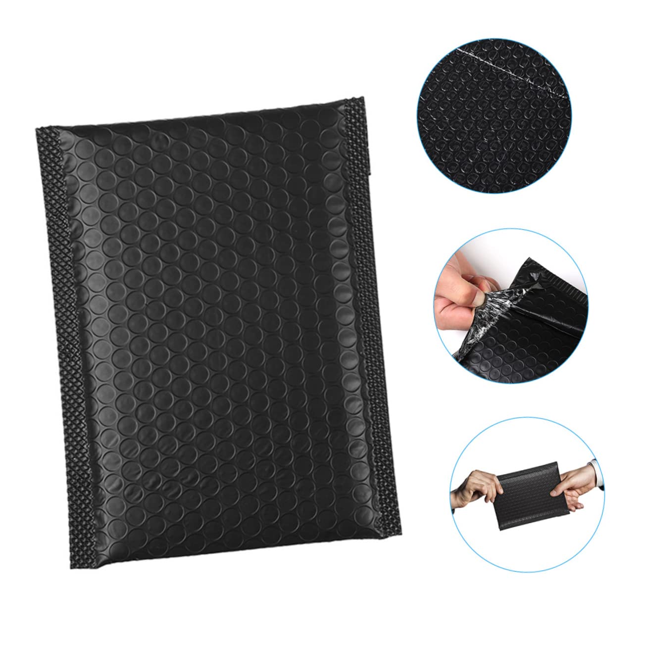 Ciieeo Lot de 50 Enveloppes à Bulles 12x18 cm - Pochettes d'Expédition Rembourrées Auto-Adhésives et Imperméables | Enveloppes Postales Colorées Résistantes à la Perforation pour Petits Objets