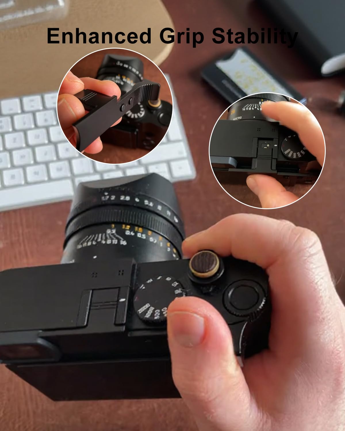Amazon | 親指グリップ Leica Q3 & Q3 43 カメラサムサポートグリップ 