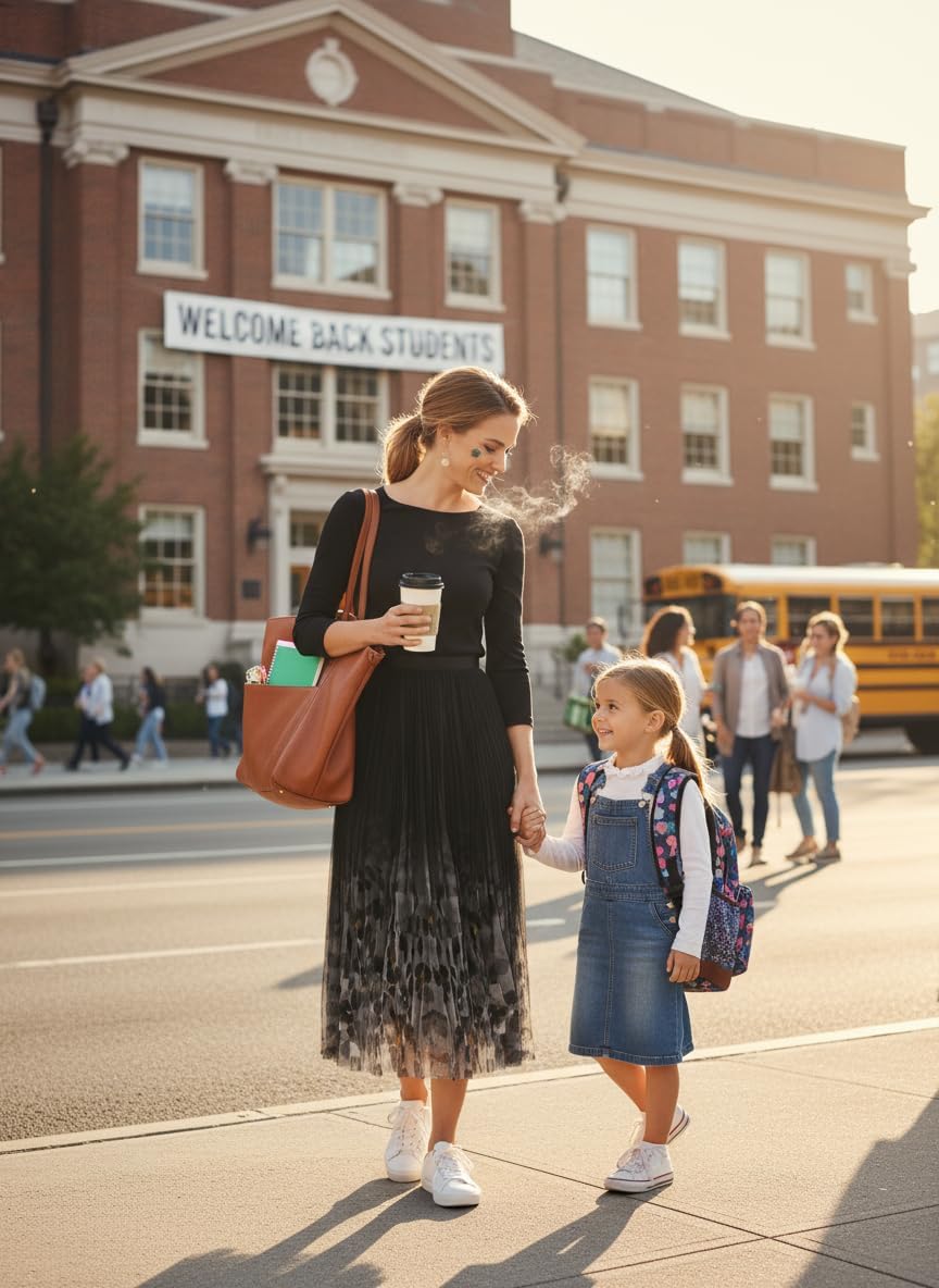 Womens A-Line Tulle Pleated Skirt Mid-Length for Date Night Cocktail Party Stage Performance - Image 7