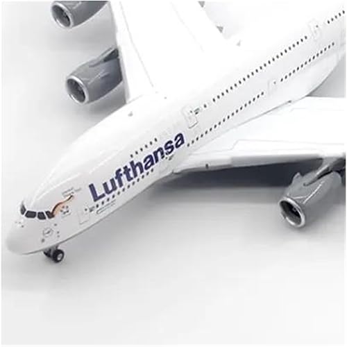 Miniatura 4 de Scale Airplane Model 1400 for Lufthansa Airbus A380 Aircraft Model Alloy Finished Aircraft Model Scale Airplane Model Exquisite Collection Gift