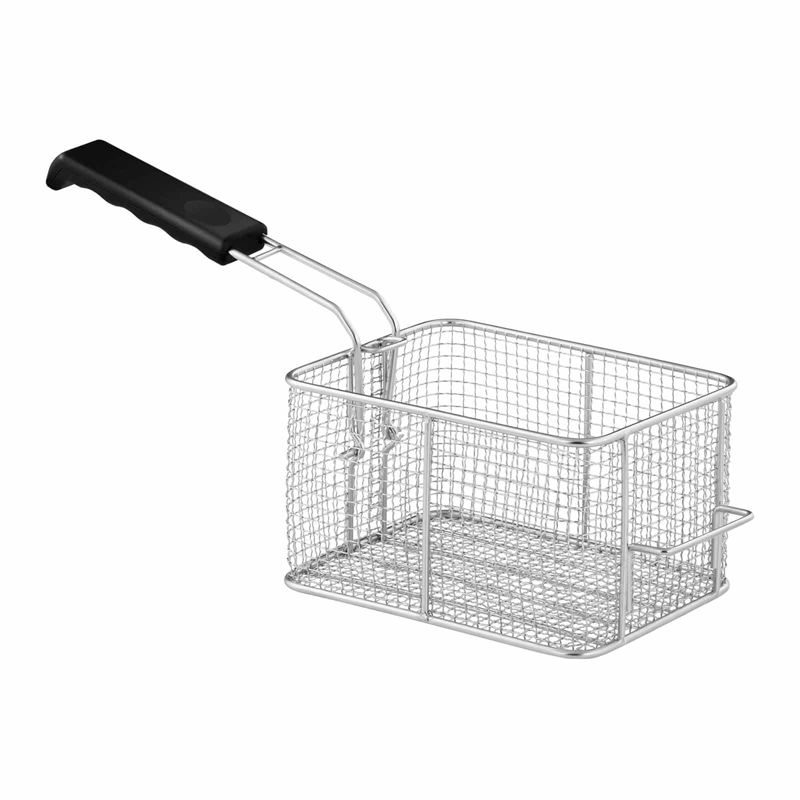 Royal Catering Friggitrice Professionale Friggitrice Elettrica Doppia RCEF 08DB (2 x 3.200 W, 2 x 8 L, Intervallo di temperatura: 50-200 °C, Zona fredda, Con coperchio)