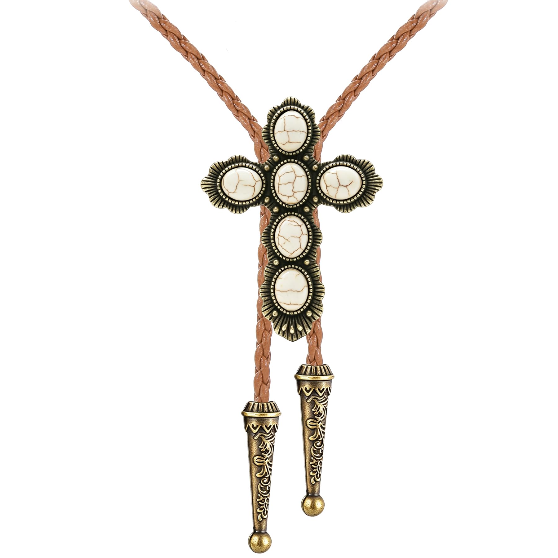 Jeilwiy Bolo Tie for Men Cowboy Ties Western Bolo Tie Necklace for Women
