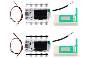 915MHZ ESP32 LoRa Development Board V3 LoraWAN, OLED Display, and Antenna Combo (2 Pack)