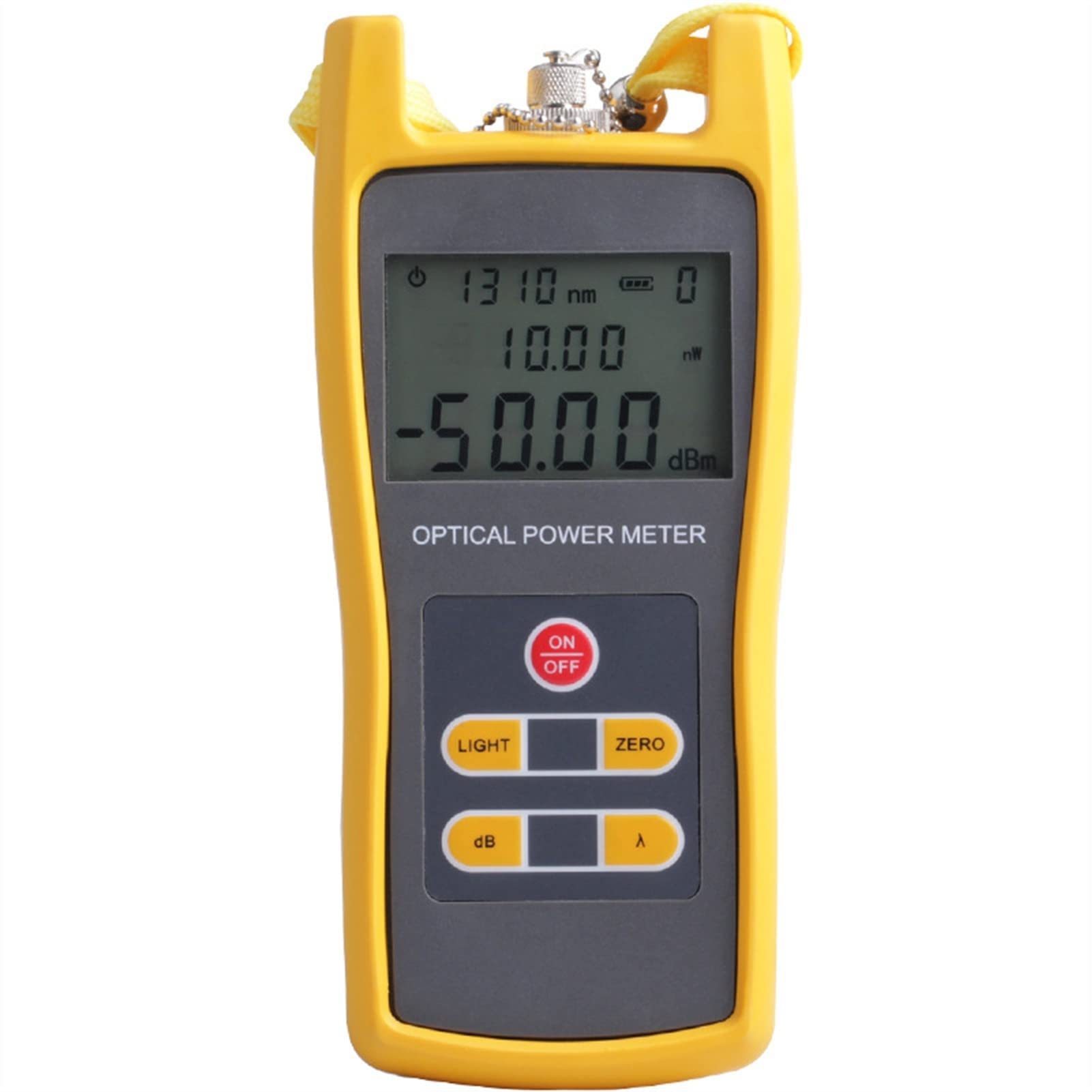 Tester światłowodowy, Meter mocy optycznej. FC SC. Precyzyjny tester światłowodowy Wykrywanie optyczne Złącze uniwersalne W-3208