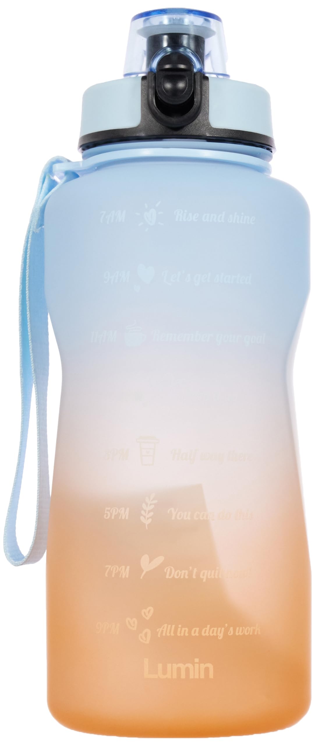 Lumin Su Matarası 1,5 Litre Motivasyon Matarası Bpa Free Su Şişesi Suluk Water Bottle