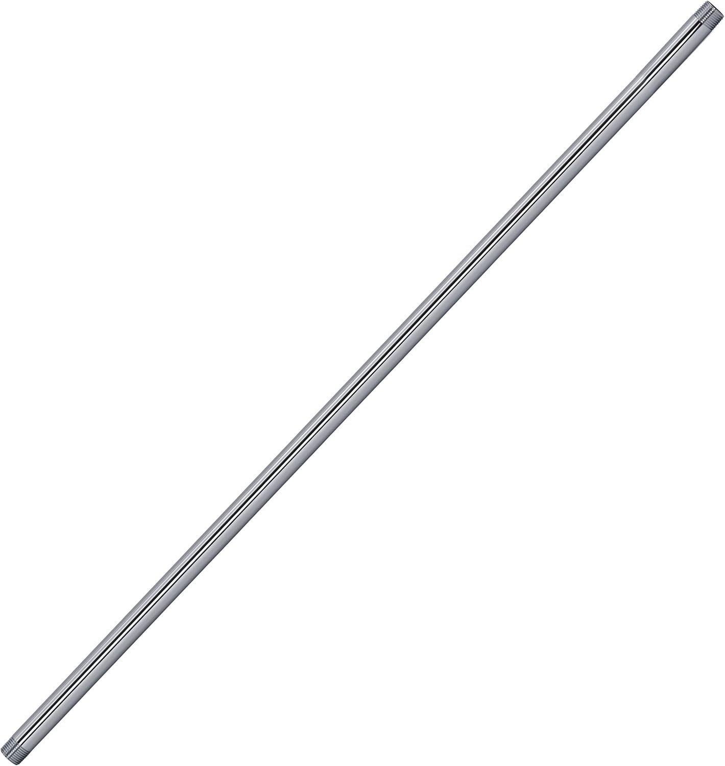 Westbrass D12136-5-26 ½” x 36 IPS Brass Pipe Nipple, Polished Chrome (5-Pack)