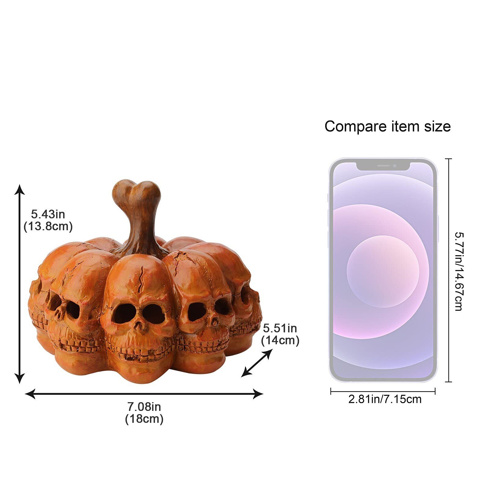 Dynia Halloween Dekoracja Led Party Supplies Dekoracje Halloween Do Domu Rzeźba Sztuka Nowoczesna Posągi Rzeźby