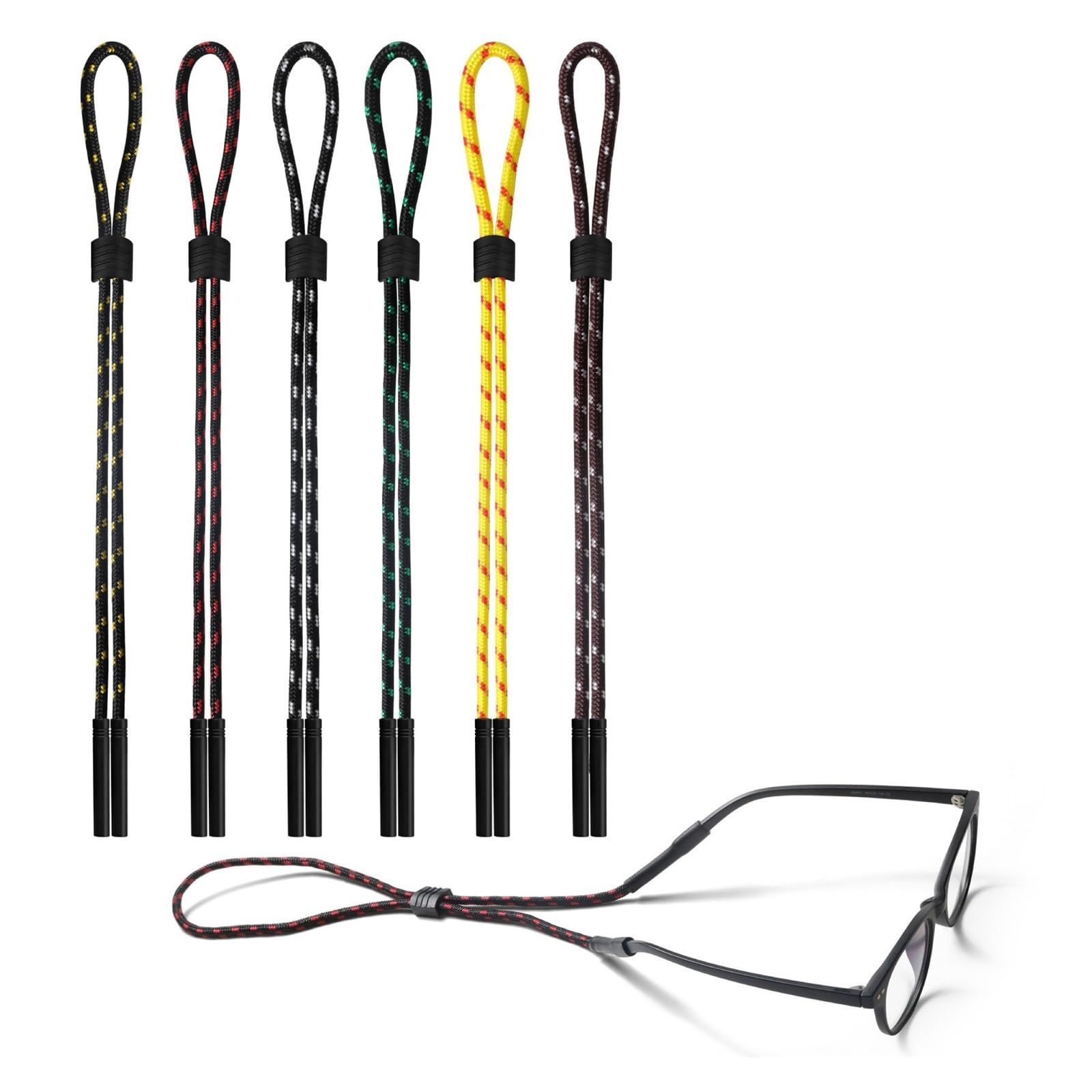 10Pcs Adjustable Eyeglasses Strap Per Occhiali | Anti Slip Sports Glasses Lanyard Neck Cord Holder For Sunglasses Reading Glasses