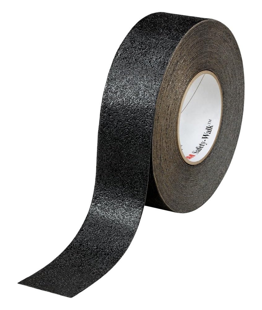 Safety-Walk 3M Cinta Antideslizante Conformable 510, Negro, 102 mm x 18,3 m | 1 rollo/caja, para superficies irregulares o con resaltes en zonas de tráfico intenso de peatones
